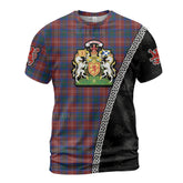 Personalized Clan Chisholm Hunting Modern Tartan Shirt with Scotland Coat of Arms & Custom Name SH30